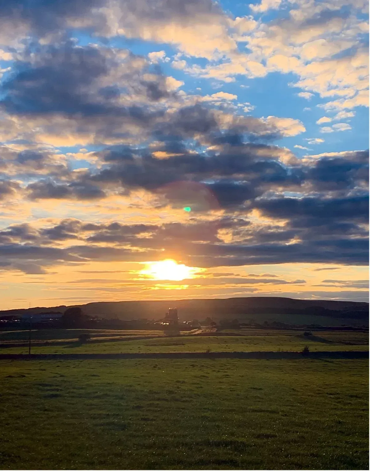 Caravan pitch at Collierhall Farm